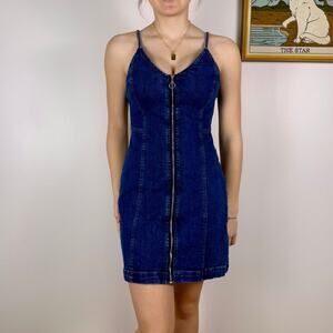 DYNAMITE DENIM MINI DRESS SIZE SMALL